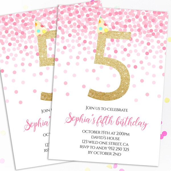 Simple Party Invitation - Etsy