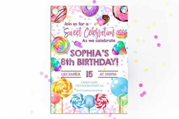 Sweet Celebration Invitations 1