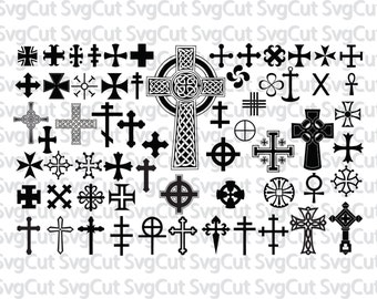 Download Celtic cross SVG bundle Cuttable SVG files Cut files for ...
