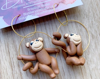 Monkey Thank you teacher gift Drinks Coaster Gift School end of term 