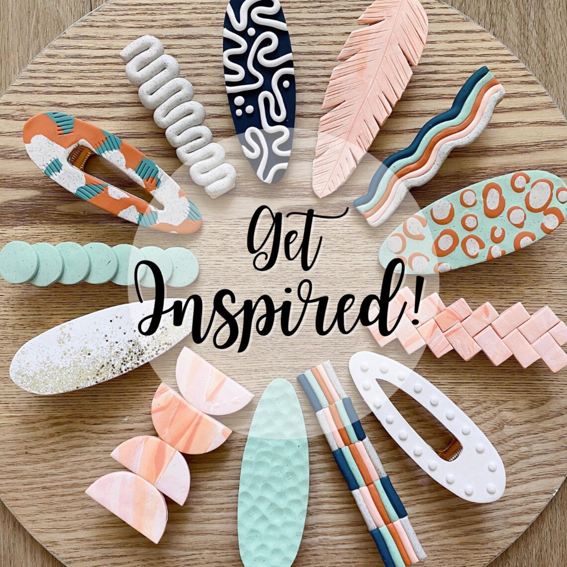 DIY Jumbo Hair Clip Kit Create It Yourself Custom Polymer Etsy Australia