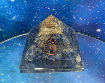 Sodalite Orgonite Pyramid