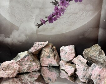 Natural Rough Rhodonite