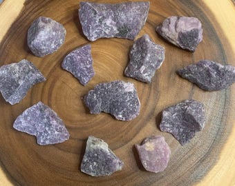 Natural Lepidolite Stone: Calming Peace Stone
