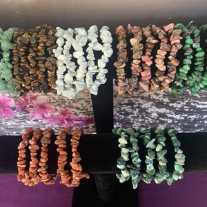 Crystal Chip Bracelets