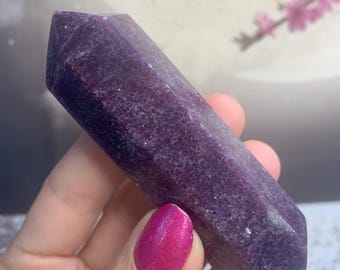 Lepidolite Double Terminated Wands
