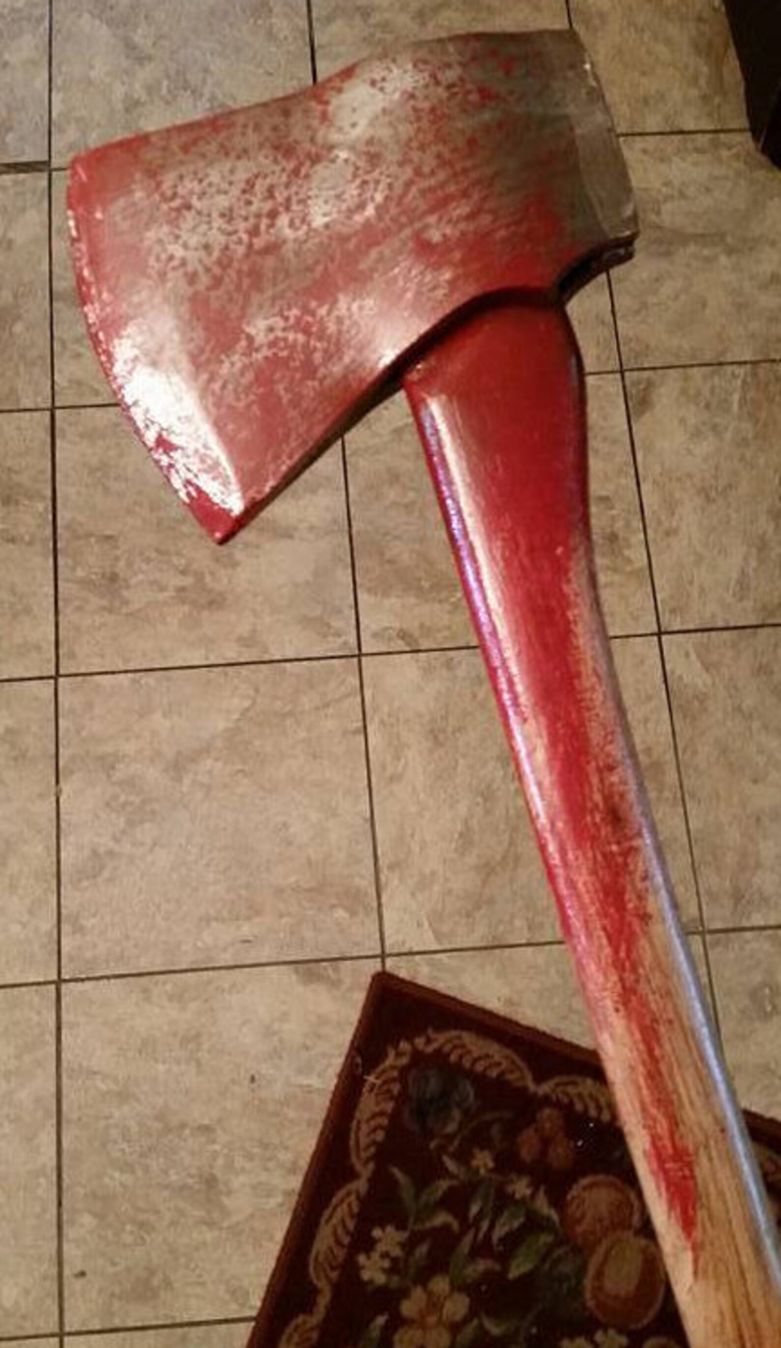 Horror Prop Axe single Blade Etsy