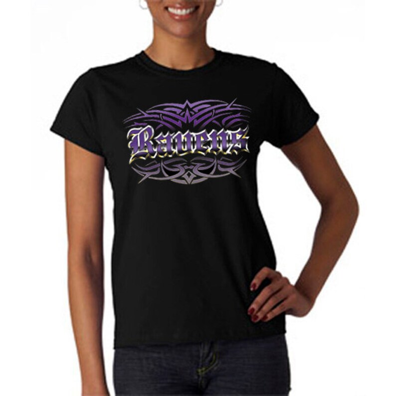 Ravens Tattoo black T-shirt tank or sleeveless Baltimore M ...