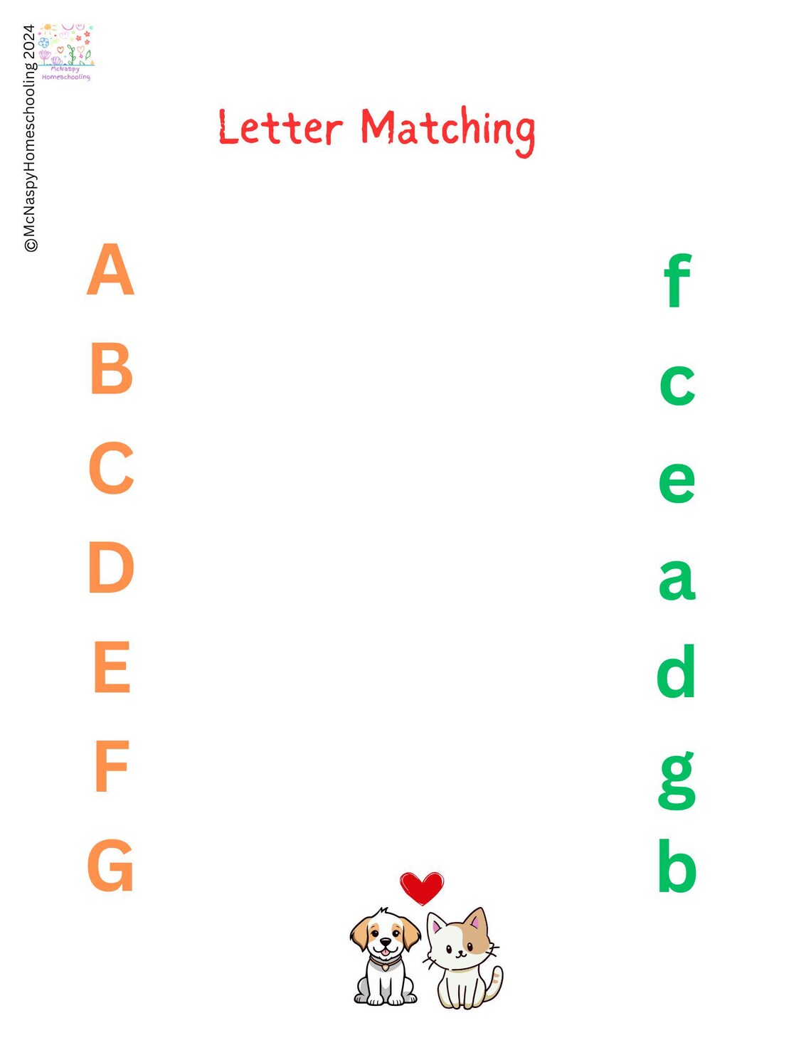 Uppercase and Lowercase Letter Matching - Etsy