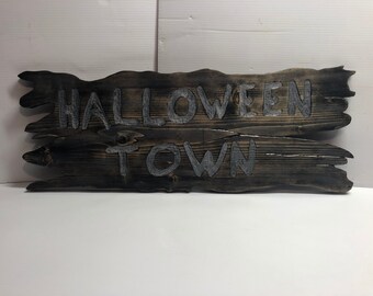 Halloween Town Sign Reproduction