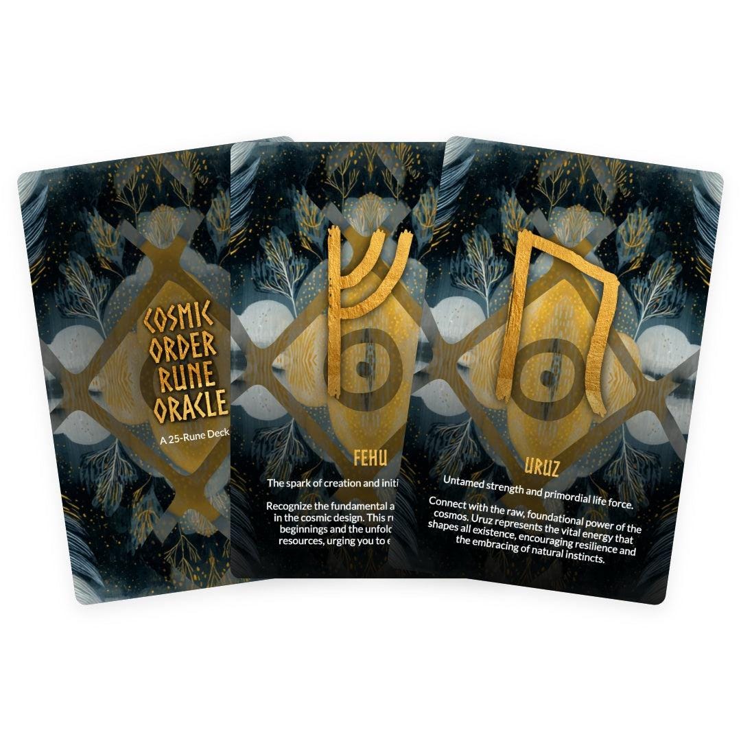 Universal Asian Rune Cosmic Order Rune Oracle - Cosmic Forces - Spiritual Insight - Rune ...