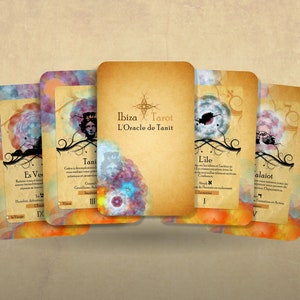 Ibiza-Tarot – L'Oracle de Tanit – Les Arcanes Majeurs – Französisch – Orakel von Ibiza für Anleitung und Wahrsagung