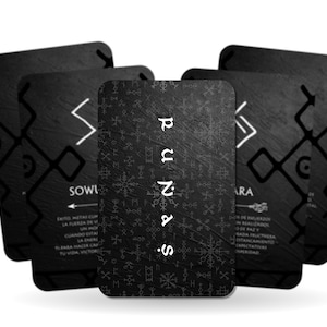 Runas Oráculo – Tarjetas Nórdicas – Español – Deck para divinación con runas nórdicas para guía espiritual y autoconocimiento
