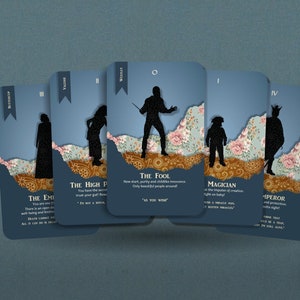The Princess Tarot – Major Arcana – The Princess Bride – Bezauberndes Tarot Deck für Wahrsagen Inspiriert von der Geschichte der Prinzessin Braut