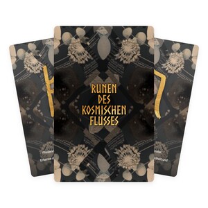 Runen des Kosmischen Flusses - Runen Deck - Spirituelle Praxis - Innere Klarheit - Persönliche Reflexion - Meditation Und Legung