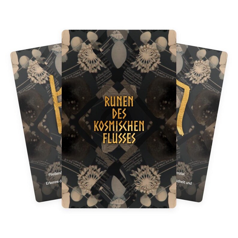 Runen des Kosmischen Flusses - Runen Deck - Spirituelle Praxis - Innere Klarheit - Persönliche Reflexion - Meditation Und Legung