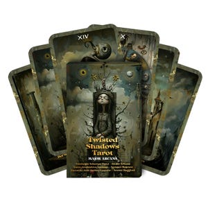 Twisted Shadows Tarot - 22 Arcani Maggiori - Inglese / Tedesco / Francese / Italiano