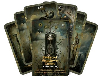 Twisted Shadows Tarot - 22 Major Arcana - English | German | French | Italian