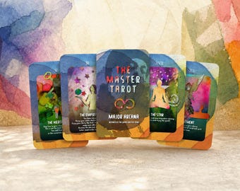 The Master Tarot - 22 Major Arcana Cards - English