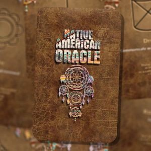 Oracolo dei Nativi Americani – Carte Native – Inglese – Mazzo di Guida Spirituale Ispirato alle Tradizioni Native per la Divinazione e la Saggezza Interiore