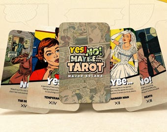 Ja, nej, kanske... Tarot – Stora Arcana – Svenska – Tarotkort för enkla, direkta svar och insiktsfull spådom för vardagliga frågor