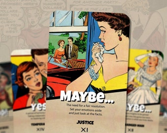 Yes, No, Maybe... Tarot – Major Arcana – English – Tarot Cards for Simple, Direct Answers & Insightful Divination for Everyday Questions