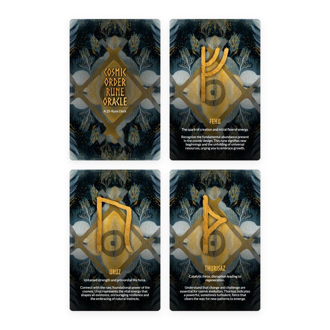 Cosmic Order Rune Oracle - Cosmic Forces - Spiritual Insight - Rune ...