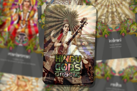 Hindu Gods Oracle - English - Divine Wisdom Cards for Spiritual Growth & Inner Peace - Connect with Hindu Deities -