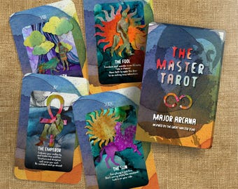 The Master Tarot - 22 Major Arcana Cards - English