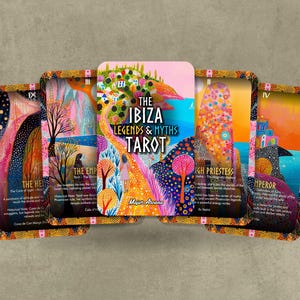 Ibiza Legends and Myths Tarot - Major Arcana - Englisch - Weissagungswerkzeug - Inselmagie Tarotkarten