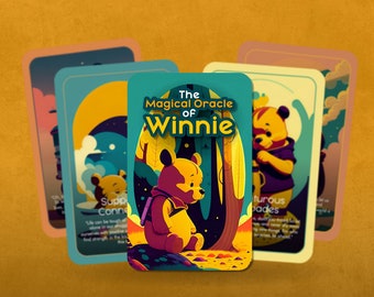 Das magische Orakel von Winnie - Orakelkarten - Das Orakel von Pu - Wahrsage-Werkzeug für sanfte Führung, Launen und innere Reflektion