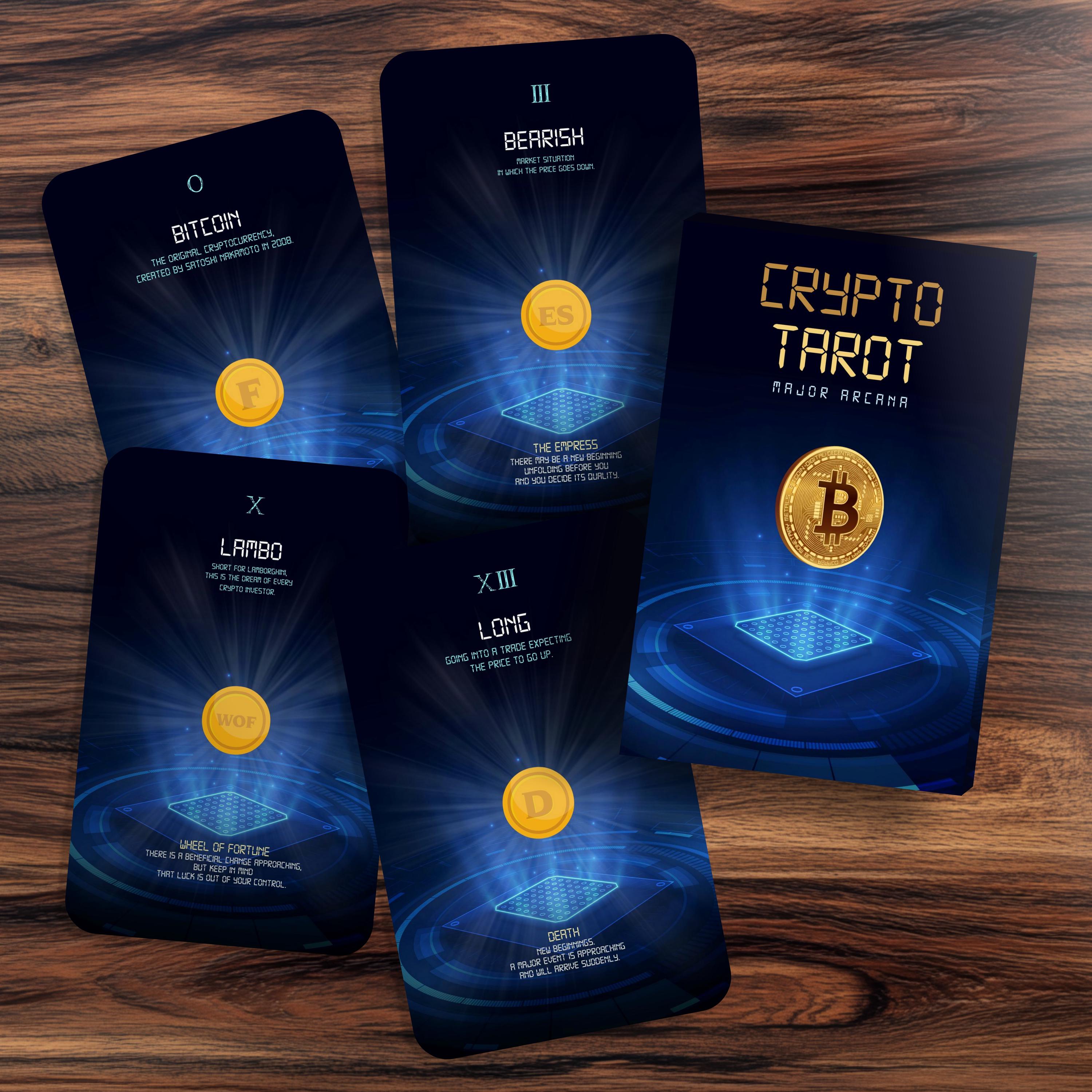 Crypto Tarot – 22 Major Arcana – English – Tarot Deck Featuring  Cryptocurrency Terms for Divination & Insight - Etsy Israel