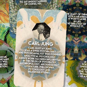 The Oracle of Carl Jung – English – Spiritual Guidance Deck for Inner Wisdom, Shadow Work & Deep Self-Discovery Through Psychology