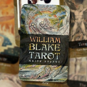 William Blake Tarot – Grote Arcana – Engels – Tarotdeck voor waarzeggerij en creatieve reflectie, geïnspireerd door de visie van William Blake
