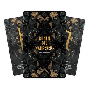 Runen des Wanderers: Pfade der Einsicht - 25-Karten-Deck - Spirituelle Reise - Persönliche Entwicklung - Selbstreflexion
