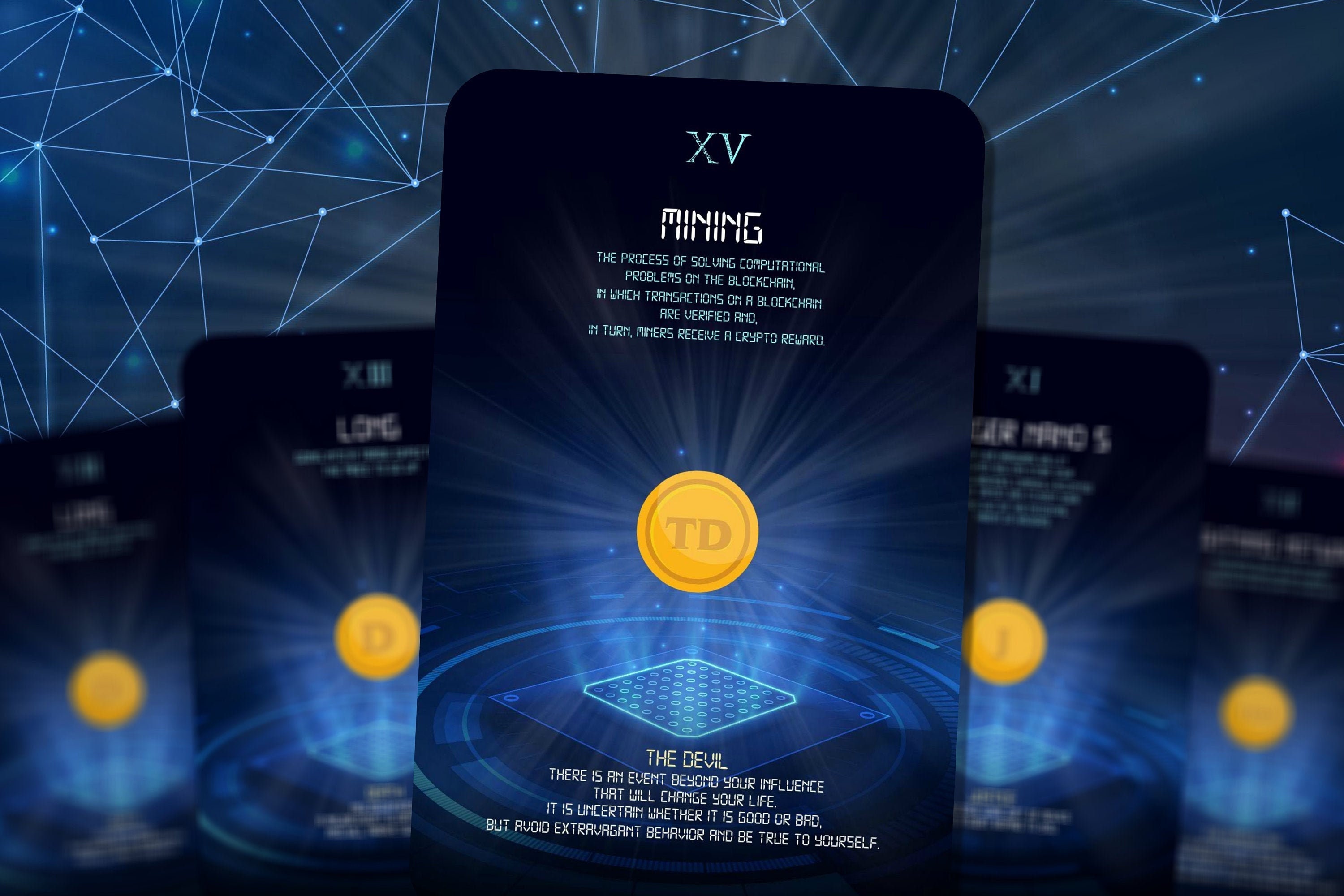 Crypto Tarot – 22 Major Arcana – English – Tarot Deck Featuring  Cryptocurrency Terms for Divination & Insight - Etsy