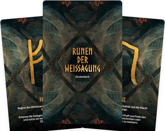 Runen der Weissagung: Orakeldeck - Runendeutung Orakeldeck - Spirituelle Praxis - Intuitive Wissen Vertiefen - Strategische Entscheidungen