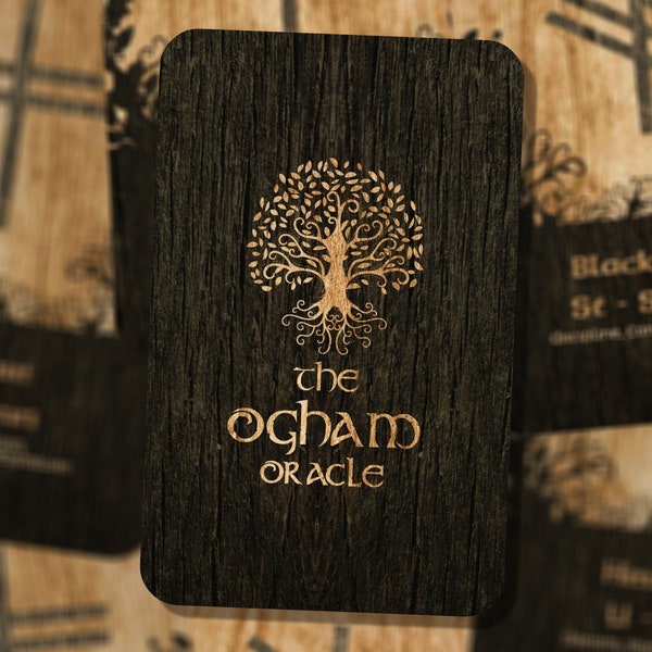 The Ogham Oracle - Celtic Oracle - Celtic Alphabet - English