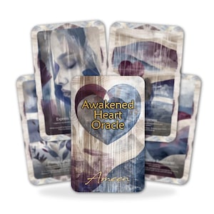 Cuore Risvegliato - 22 Carte Oracolo - Abbraccia Amore Profondo e Compassione - Mazzo di Guida Visionaria
