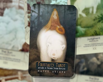 Folktales Tarot – Major Arcana – Norwegian Art – Mythic Tarot Deck for Divination, Nordic Symbolism & Cultural Storytelling