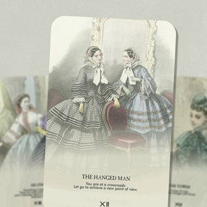 Tarot del siglo XVIII – Arcanos Mayores – Inglés – Baraja de tarot histórica para adivinación con arte clásico y sabiduría espiritual atemporal