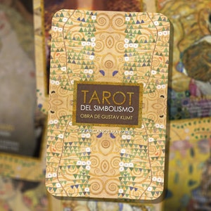 Tarot del Simbolismo – Arcanos Mayores – Español – Inglés – Inspirado en Gustav Klimt para Adivinación y Lecturas Espirituales