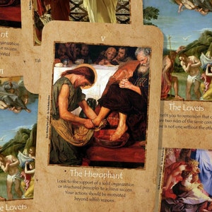 Jesus Tarot – Major Arcana – English – Divine Tarot Cards Inspired by Jesus’ Teachings for Spiritual Growth & Reflective Divination