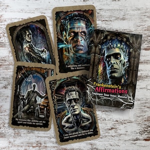 Frankenstein&#39;s Affirmations - Empower you inner Monster - Affirmations - Affirmation cards - Monster Affirmations -  Affirmation cards