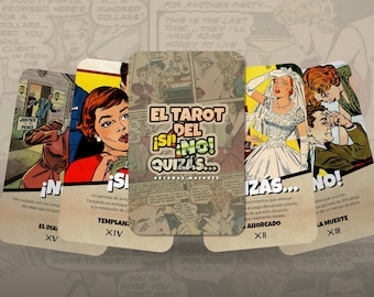 El Tarot del Sí, No o Quizás – Arcanos Mayores – Español – Inglés – Tarot sencillo y efectivo para decisiones rápidas y guía espiritual