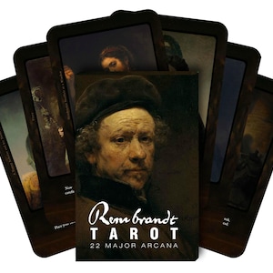 Tarocchi di Rembrandt – 22 Arcani Maggiori – Inglese – Mazzo di Tarocchi d'Arte Classica per la Divinazione, la Crescita Spirituale e la Saggezza Interiore Eterna