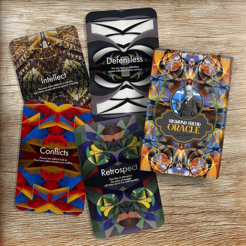 Sigmund Freud Orakel - Psychoanalytik Orakel - Englisch - Aufschlussreiches Orakel Deck für Selbstfindung, innere Reflexion & psychisches Wachstum Bild 1