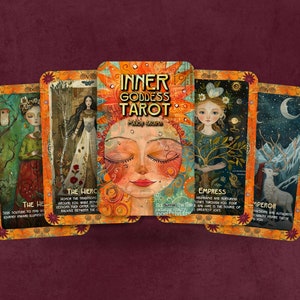 Tarot de la Diosa Interior - Arcanos Mayores - Español - Guiándote a través de las Pruebas y Triunfos de la Vida