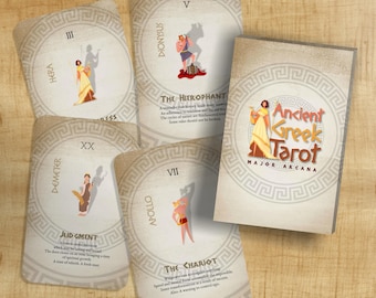 Ancient Greek Tarot – Major Arcana – Tarot Deck with Gods, Heroes & Myths for Divination, Insight and Soul Connection
