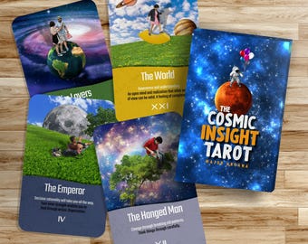 The Cosmic Insight Tarot – Major Arcana – Divine Tarot Deck for Exploring the Universe Within Through Insight & Divination